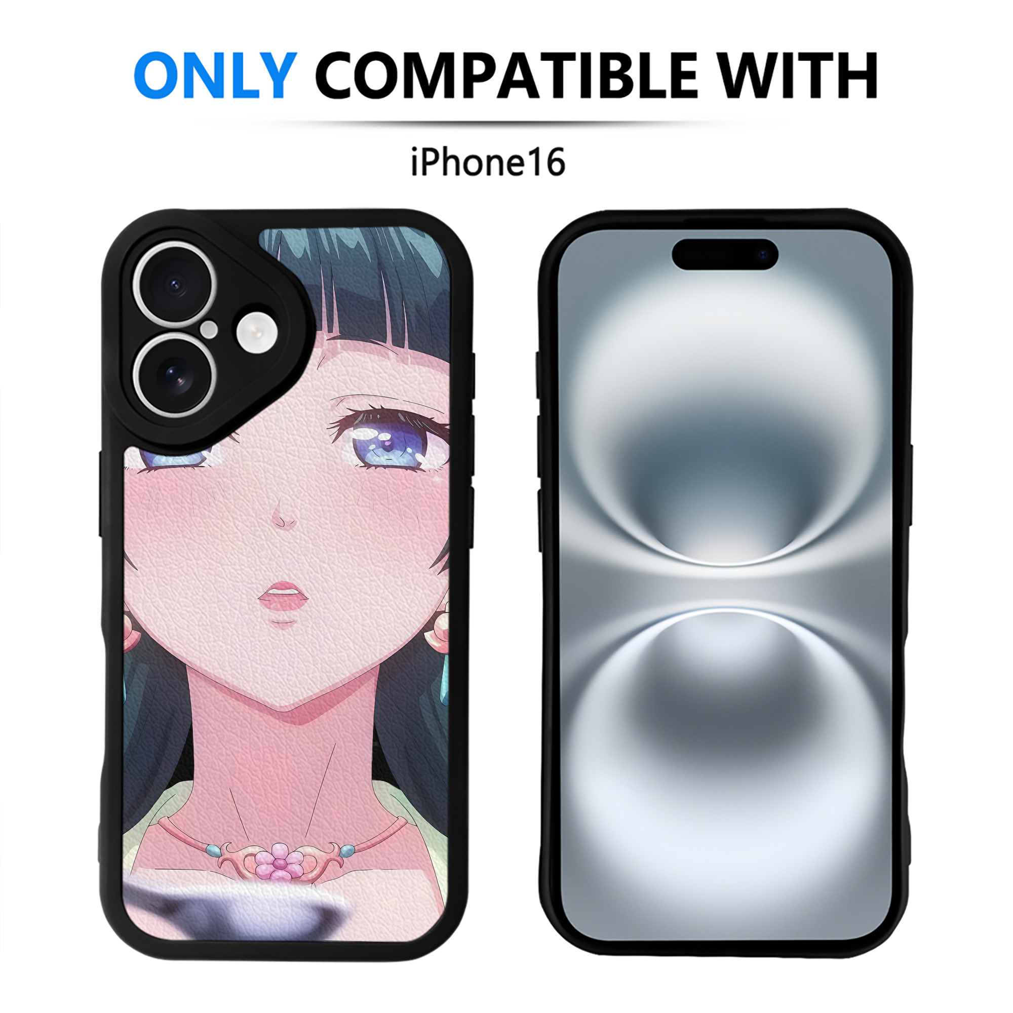 （画像用） 薬屋のひとりごと The Apothecary Diaries 【iPhone 16シリーズ対応】シリコンスマホケース（レザー調） 材質：シリコン